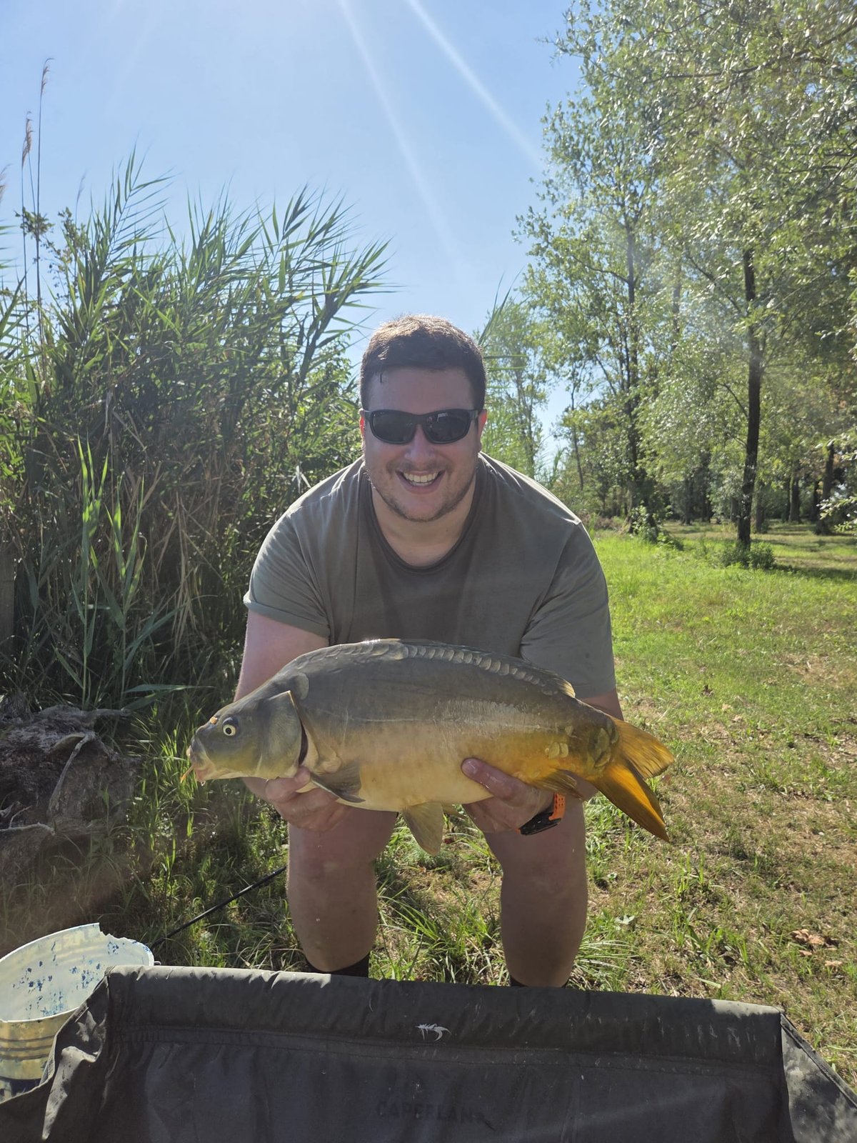 La prima della giornata, una specchi da 4,230 kg.