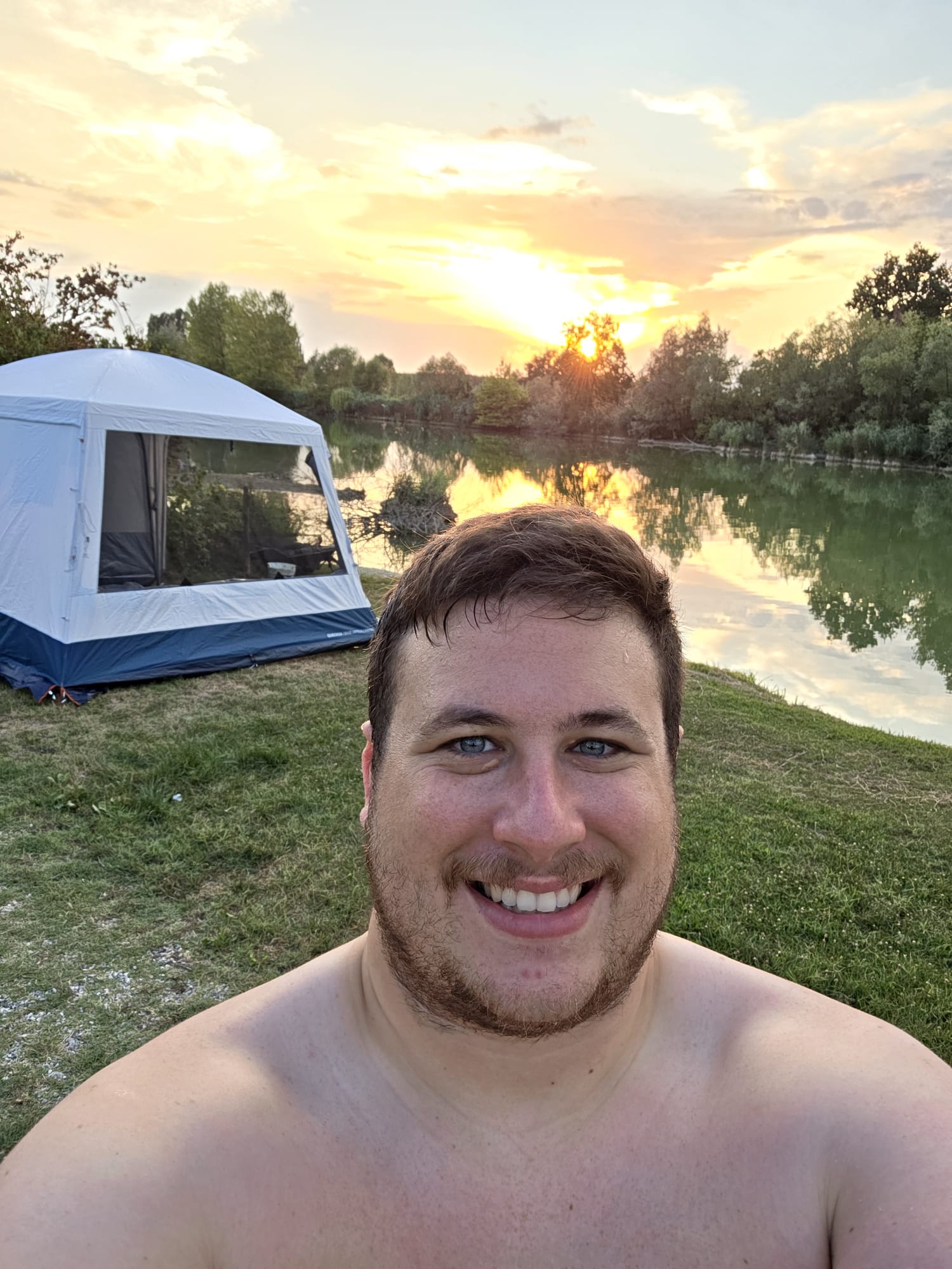Primo tramonto al Lago C, in solitaria