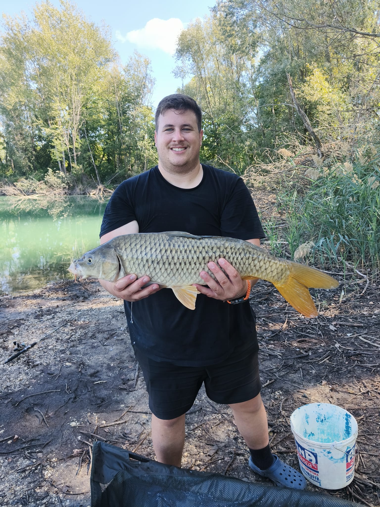 3,410 kg, la mia prima della giornata.